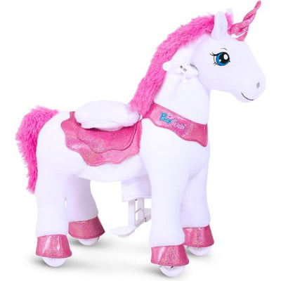 PonyCycle, Inc. Preschool Pink Ride-On Unicorn - Ages 3-5