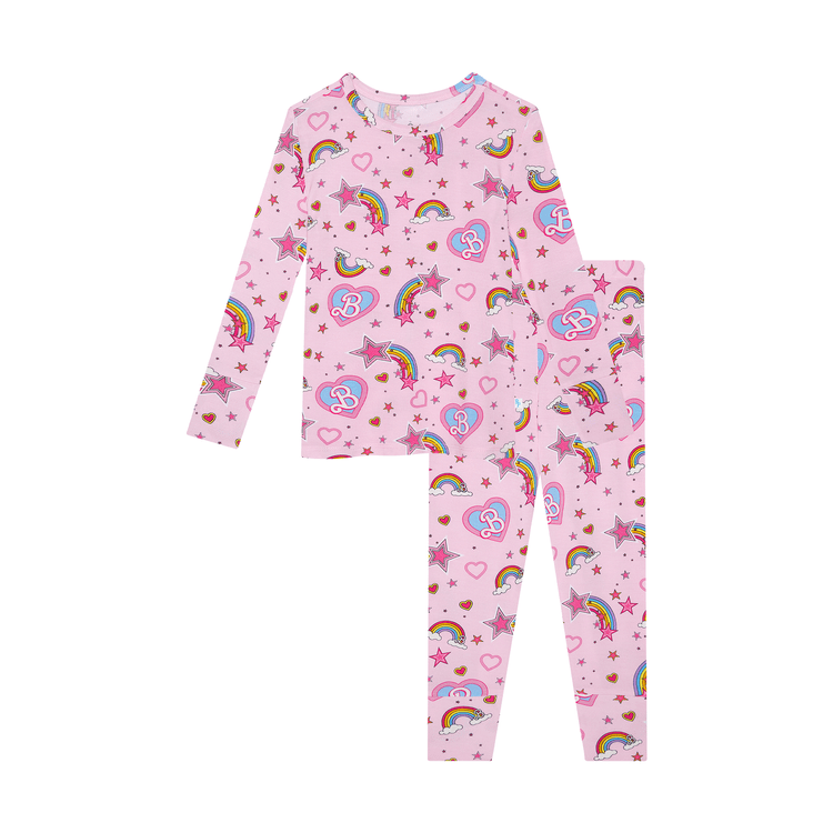 Posh Peanut Trend Accessories Pink / 10-12Y Long Sleeve Basic Pajama