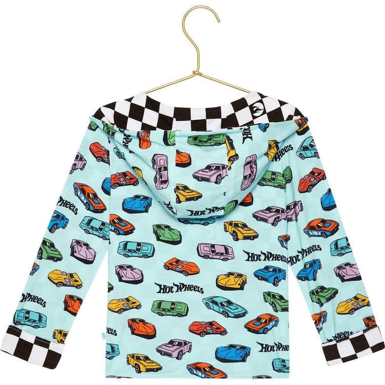 Posh Peanut Trend Accessories Retro Hot Wheels - Long Sleeve Reversible Kids Jacket