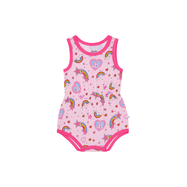 Posh Peanut World of Barbie Barbie Star Power - Kids Varsity Bubble Romper