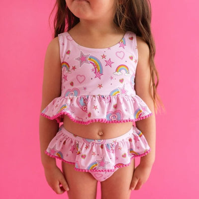 Posh Peanut World of Barbie Barbie Star Power - Ruffled Two Piece Tankini Set