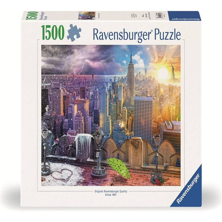 Ravensburger Puzzles Seasons of New York 1500 Piece Puzzle