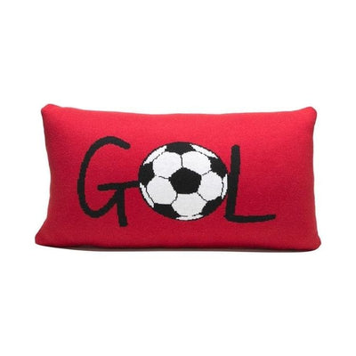 Rian Tricot Room Decor Cherry GOL Soccer Pillow