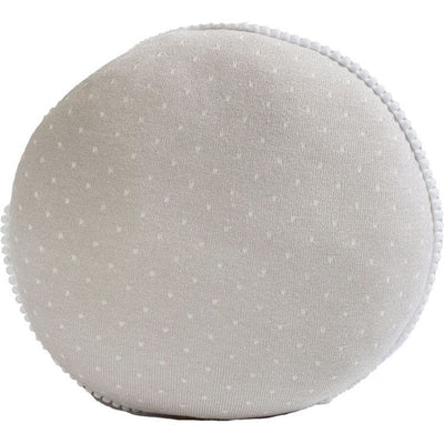 Rian Tricot Room Decor Circle Pillow - Ice