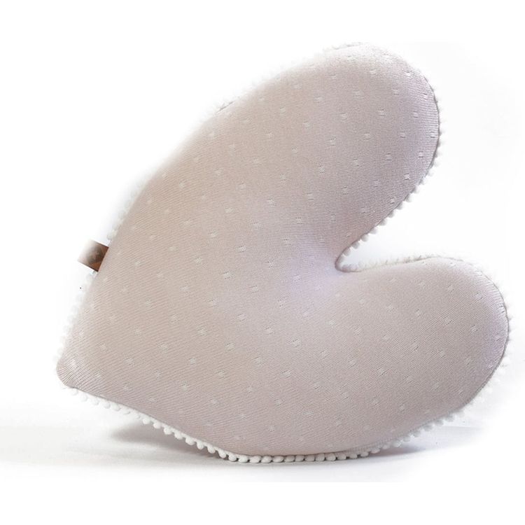 Rian Tricot Room Decor Heart Pillow- Soft Pink