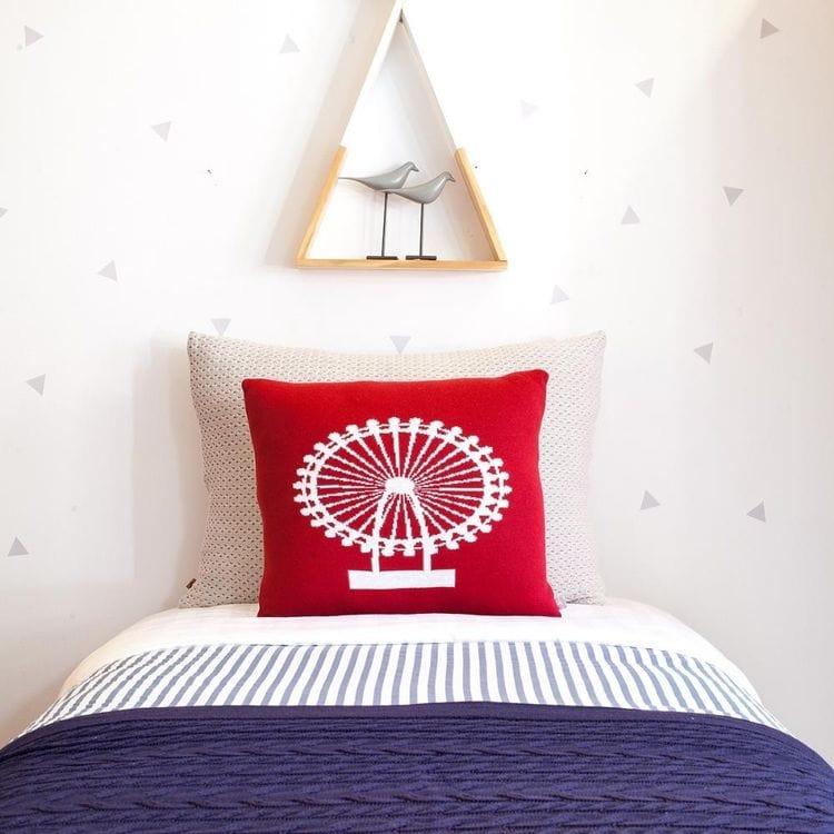 Rian Tricot Room Decor London Eye Pillow