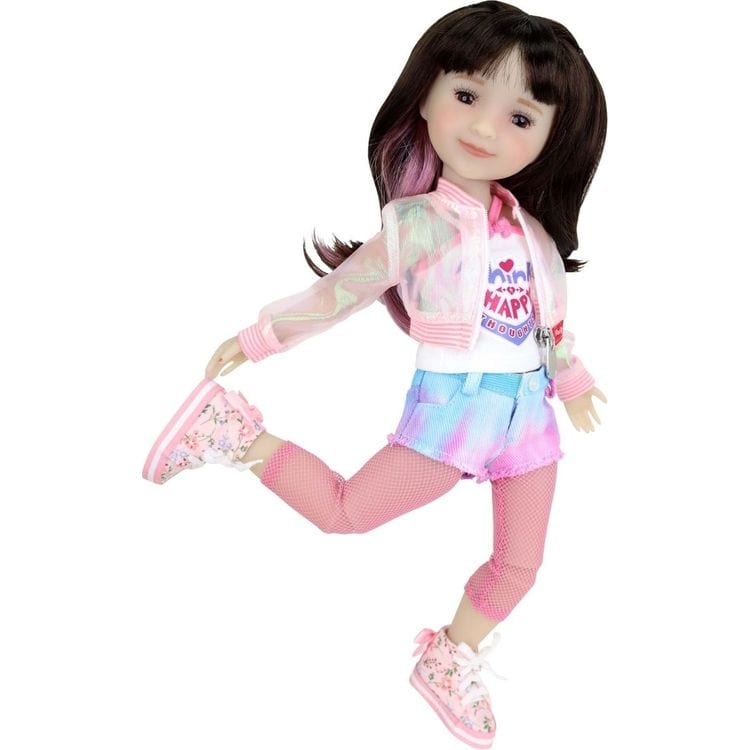Ruby Red Fashion Friends Dolls Think Happy Thoughts - Hanna Doll (Splash of Style)