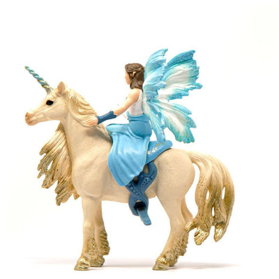 Schleich STEM Eyela Riding on Golden Unicorn