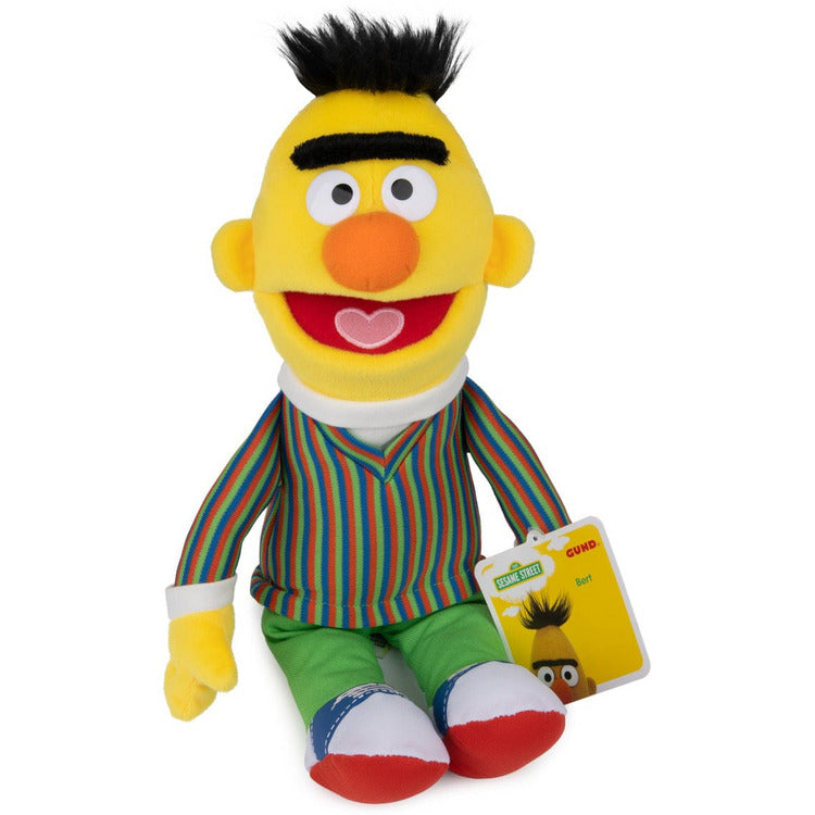 Sesame Street Plush GUND Sesame Street Official Bert Muppet 14"  Plush
