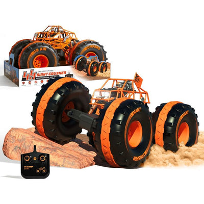 Sharper Image Vehicles 4x4 Giant Crusher Remote Control 4WD Truck, High-Speed Off-Road Monster Truck