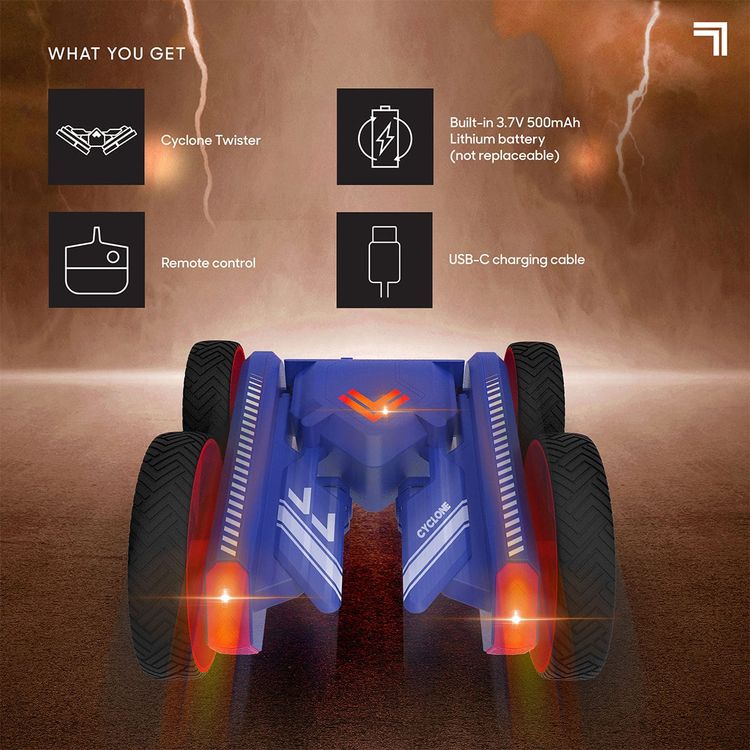 Sharper Image Vehicles Cyclone Twister Remote Control Stunt Car