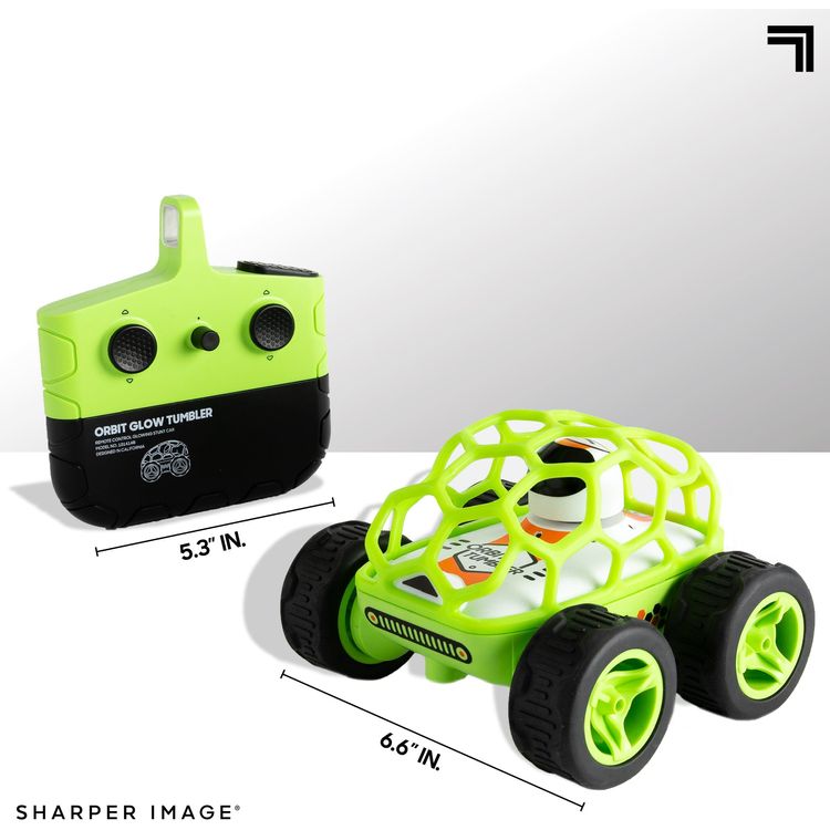 Sharper image tumbler remote cheap control car