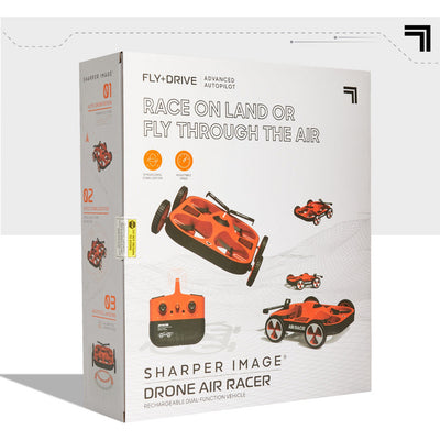 Sharper Image Vehicles RC Drone Air Racer Dual-Function Vehicle