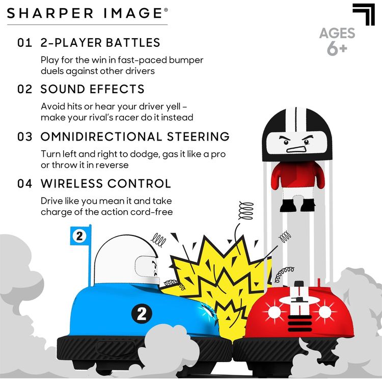 Sharper Image Vehicles Toy RC Speed Bumper Road Rage
