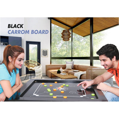 Stag Games Carrom Board-Black