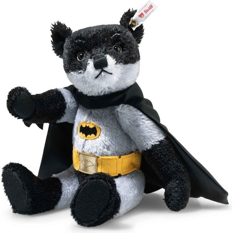 Steiff North America, Inc. Plush Batman Teddy Bear - 85th Anniversary Limited Edition