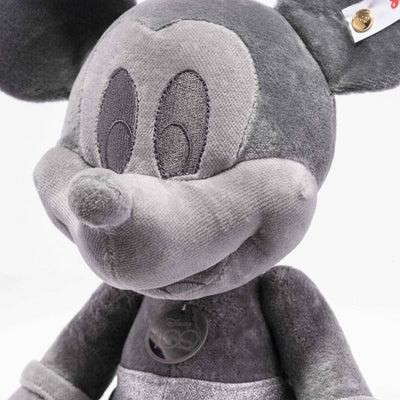 Steiff North America, Inc. Plush Disney D100 Platinum 12" Mickey Mouse