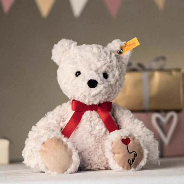 Steiff North America, Inc. Plush I Love You 12" Jimmy Teddy Bear