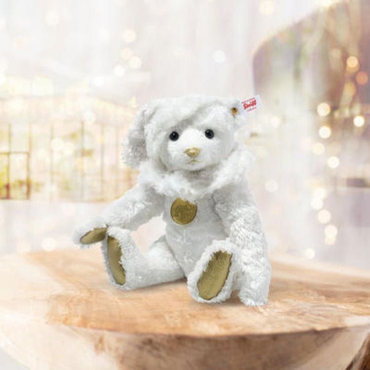 White Christmas Musical Teddy Bear, 12 Inches – FAO Schwarz