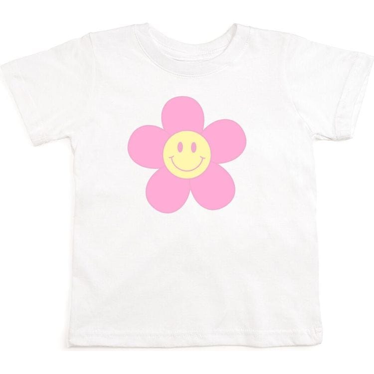 Sweet Wink Trend Accessories Daisy Smiley Short Sleeve Shirt - 5-6 Years