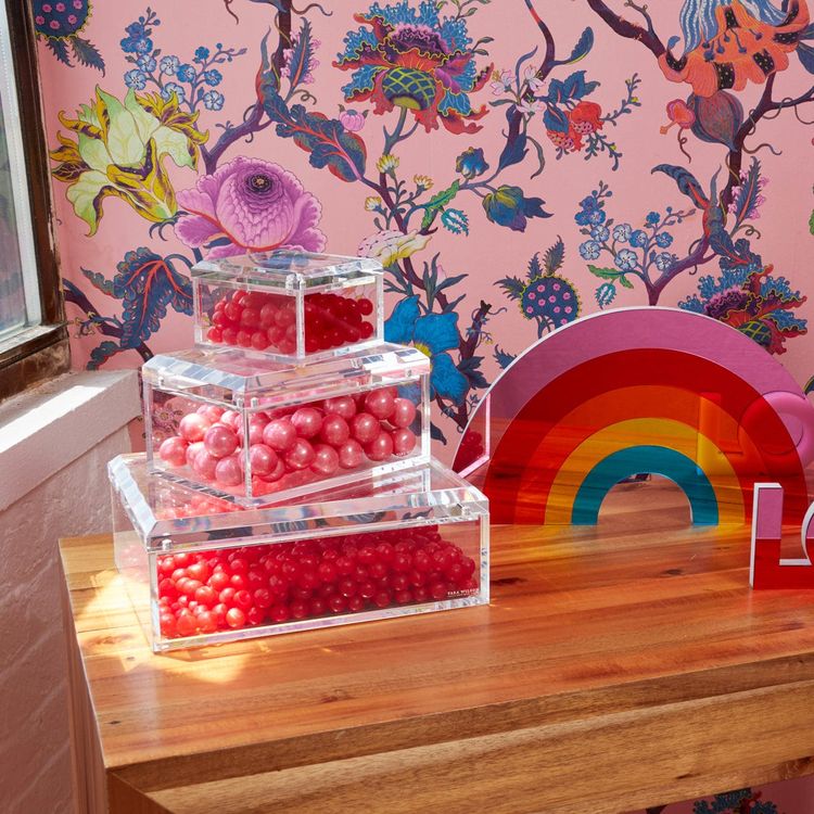 Tara Wilson Designs Room Decor Shelf Decor Mirrored Rainbow