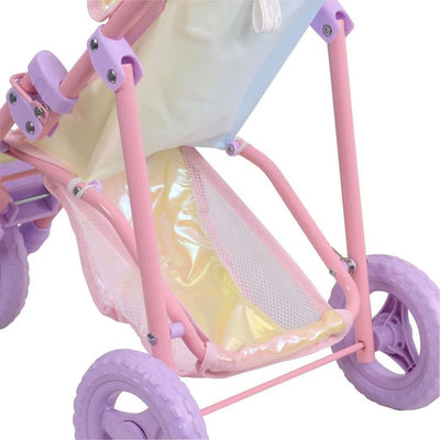 Teamson Kids Dolls Magical Dreamland Baby Doll Jogging Stroller
