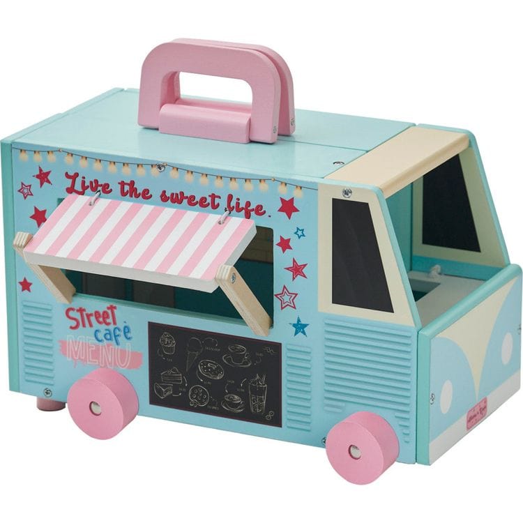 Teamson Kids Dolls Olivia's Little World Food Truck Dollhouse & Accessories for 3.5" Dolls