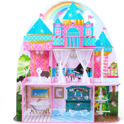 Teamson Kids Dolls Olivia's Little World Princess Castle Dollhouse for 12" Dolls