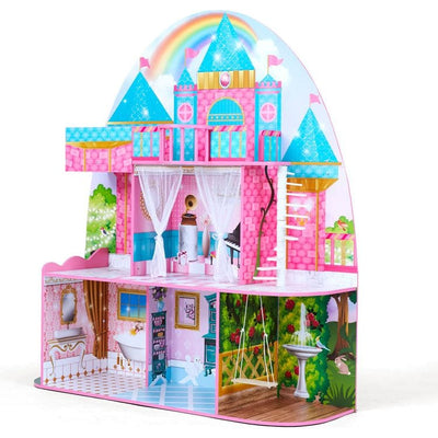 Teamson Kids Dolls Olivia's Little World Princess Castle Dollhouse for 12" Dolls