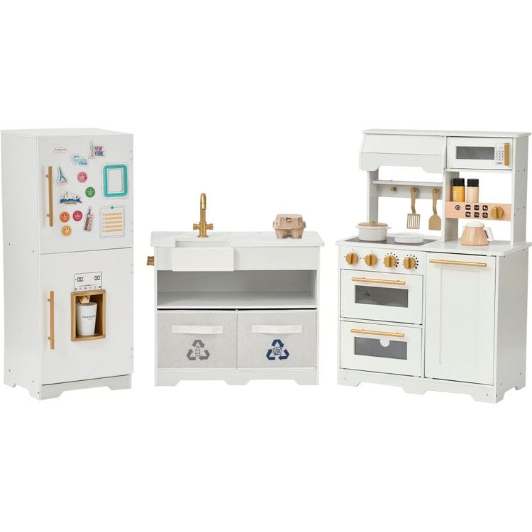 Teamson Kids Preschool Little Chef Atlanta Modular Play Kitchen - White/Gold