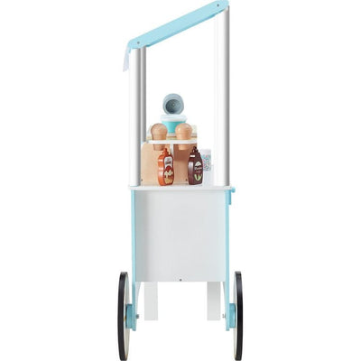 Teamson Kids Preschool My Little Helper Ice Cream Cart & Accessories