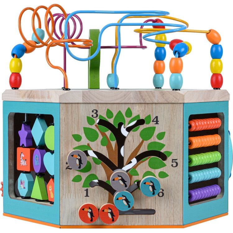 Teamson Kids Preschool Preschool Play Lab 7-in-1 Large Activity Station