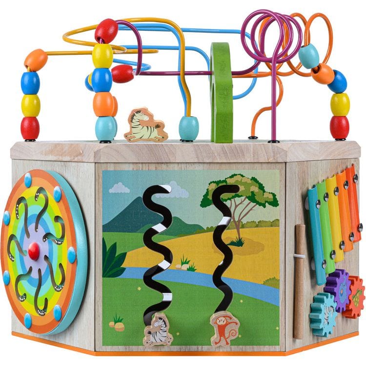 Teamson Kids Preschool Preschool Play Lab 7-in-1 Large Activity Station