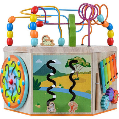 Teamson Kids Preschool Preschool Play Lab 7-in-1 Large Activity Station