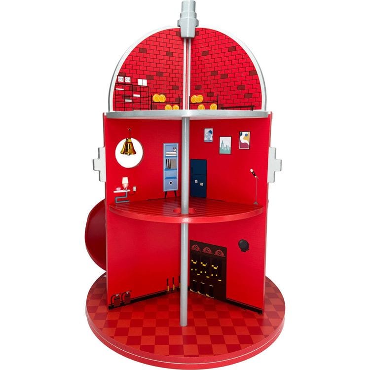 Teamson Kids Preschool Wooden Fire Station Playset