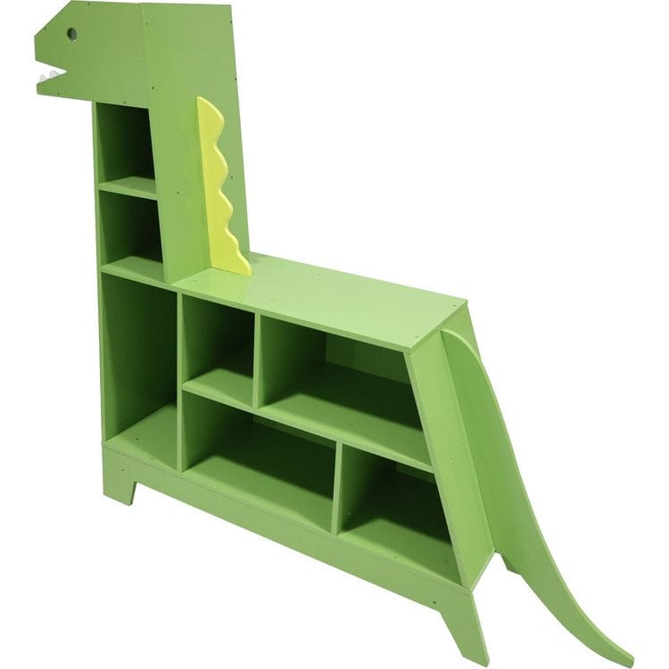 Teamson Kids Room Decor Dinosaur Kids Bookcase/Toy Organizer