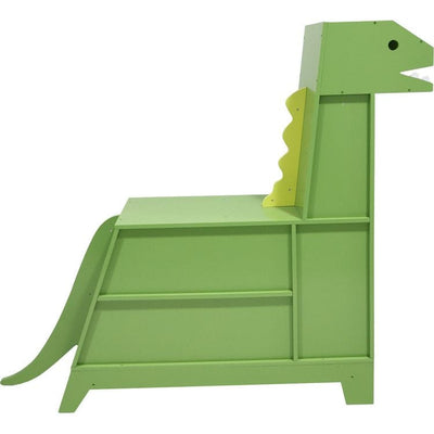 Teamson Kids Room Decor Dinosaur Kids Bookcase/Toy Organizer