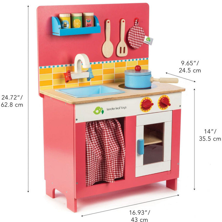 Tender Leaf Toys Preschool Cherry Pie Kitchen