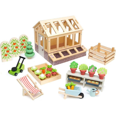 Tender Leaf Toys Preschool Greenhouse and Garden Set