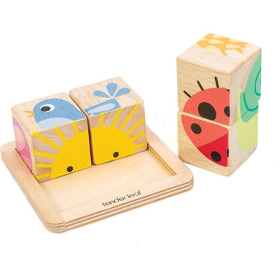 Tender Leaf Toys Preschool Infant Blocks Collection of Wood Toys