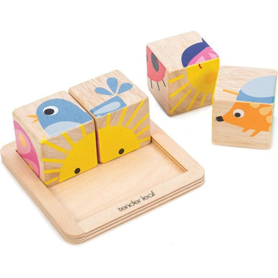 Tender Leaf Toys Preschool Infant Blocks Collection of Wood Toys