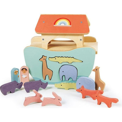 Tender Leaf Toys Preschool Little Noah's Ark Wooden Shape-Sorter