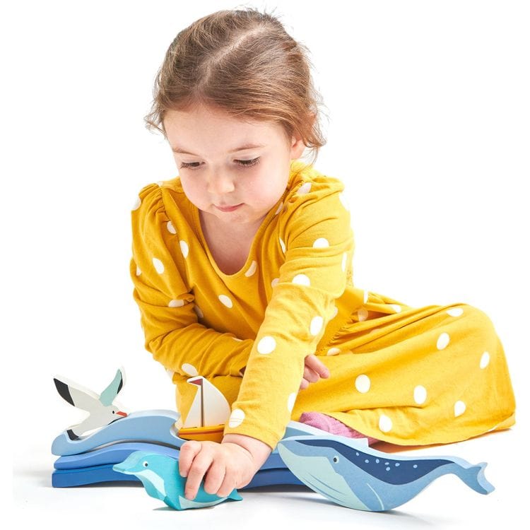 Tender Leaf Toys Preschool Wooden Coastal Creatures