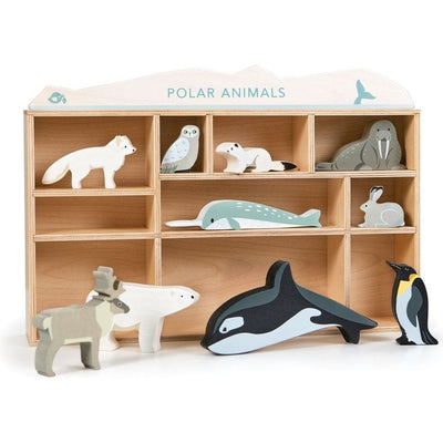 Tender Leaf Toys Preschool Wooden Polar Animals Set