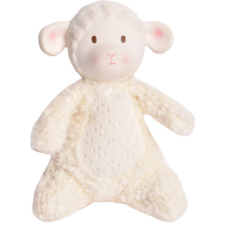 Bahbah the Lamb Soft Toy with Natural Rubber Teether Head – FAO Schwarz