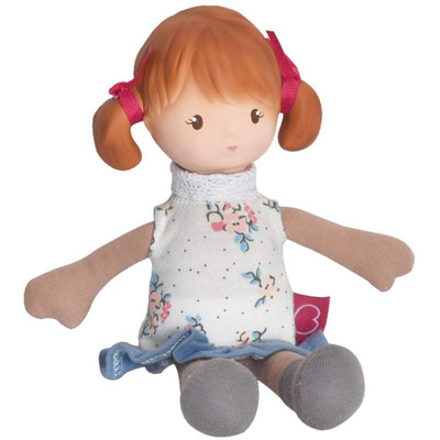 Tikiri Toys Infants Teeny Doll Organic Doll with Natural Rubber Head Teether