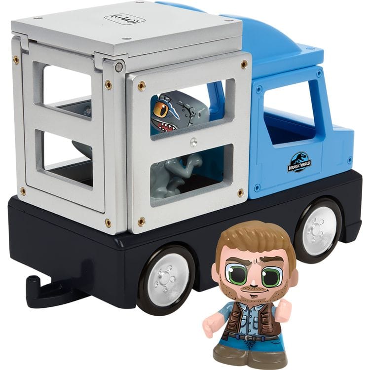 Tile Town STEM Tile Town Jurassic World Dinosaur Rescue Magnetic Tiles Playset