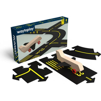 Waytoplay Vehicles Road Track Toy Airport Runway