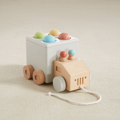 Wonder & Wise Infants Hammer Time Wood Pull Toy