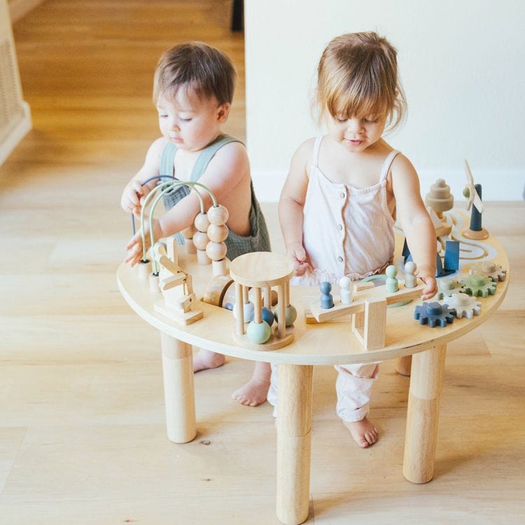 Wonder & Wise Infants Hi-Lo Wood Activity Table